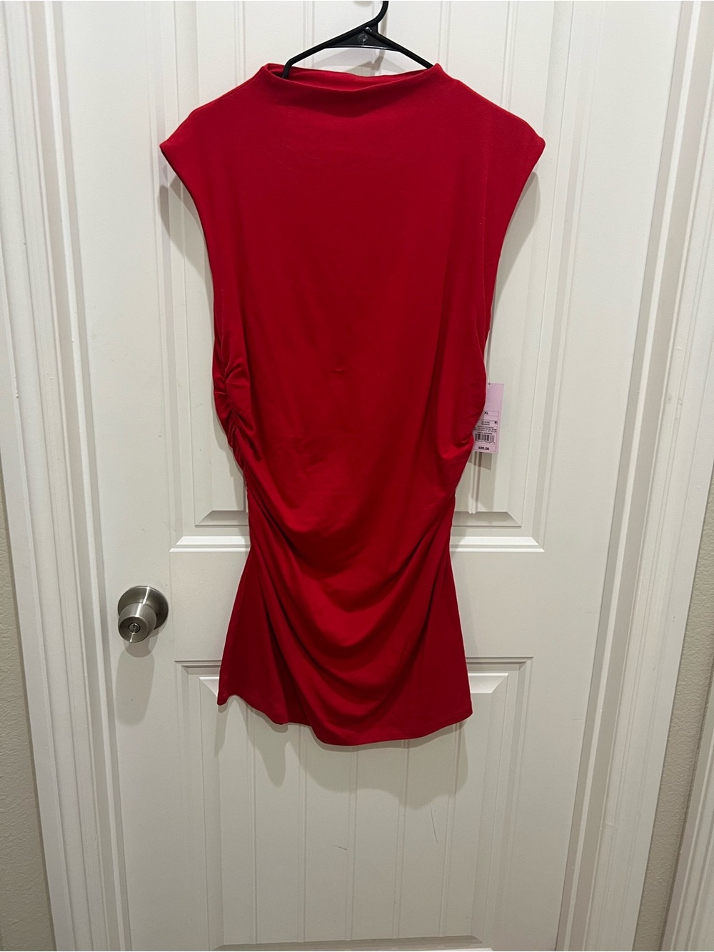 wild fable Red Ruched Side Mini Dress